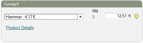 display quant box